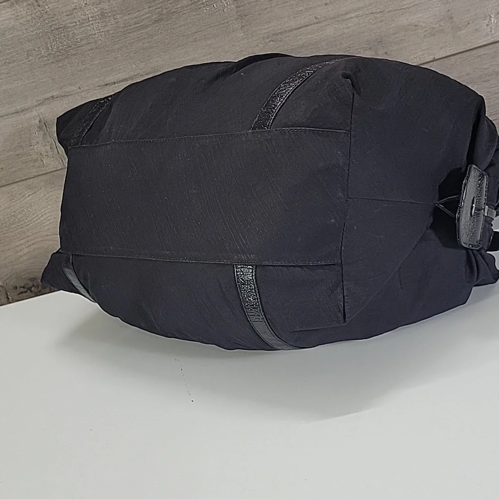 Hobo International Black Nylon /Leather Shoulder Bag